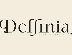 Deffinia - Trial font