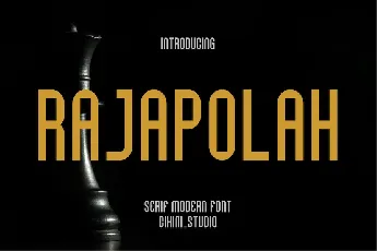 Rajapolah font