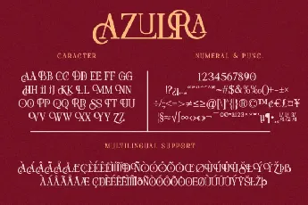 Azulra font