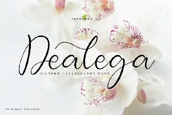 Dealega Calligraphy font