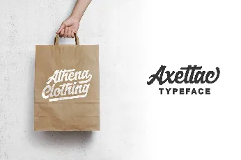 Axettac Script Free font