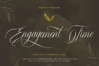 Engagement Time font