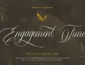 Engagement Time font