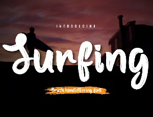 Surfing Personal font