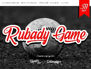 Rubady Game font