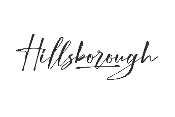 Hillsborough Demo font