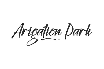 Arigation Park Demo font