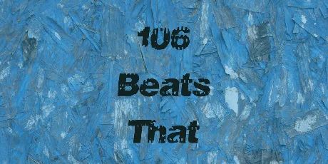 106 Beats That font