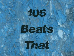 106 Beats That font