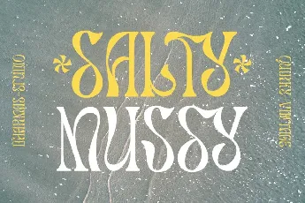 Salty Mussy font