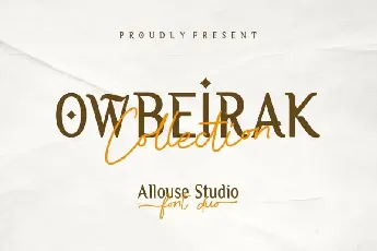 Owbeirak Collection Duo font