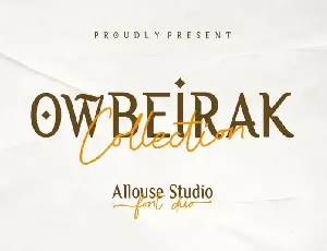 Owbeirak Collection Duo font