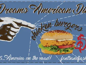 Dreams American Diner font