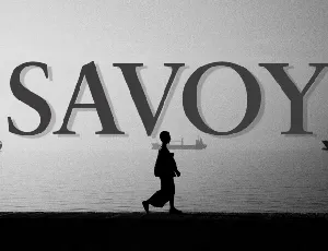 Savoy font