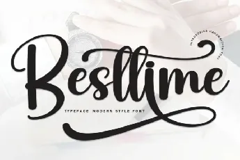 Besttime Script font