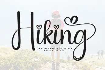 Hiking Script Typeface font