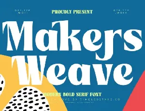 Makers Weave font