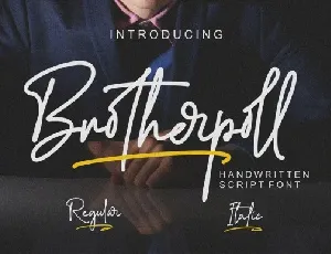 Brotherpoll Handwritten font