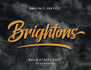 Brightons font