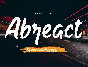 Abreact font