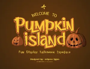 Pumpkin Island font