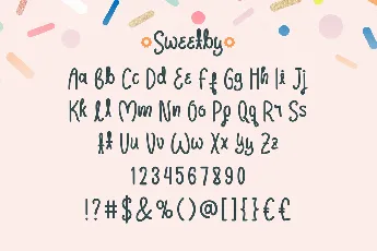 Sweetby Demo font