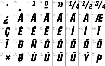 UPBOLTERS font