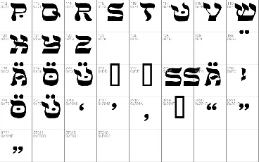 Sholom font