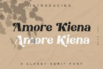 Amore Kiena Serif font