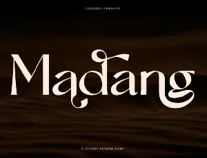 Madang font