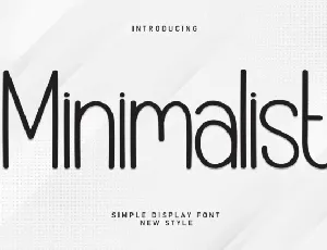 Minimalist Handwritten font