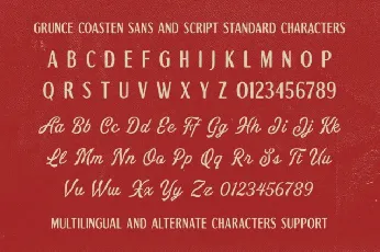 Grunce Coasten Duo font