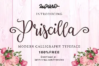 Priscilla font