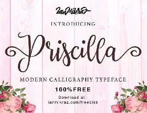 Priscilla font