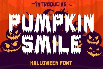 Pumpkin Smile - Personal Use font