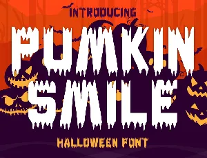 Pumpkin Smile - Personal Use font