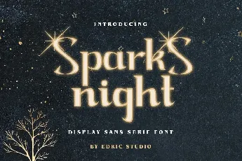 Spark Night Demo font