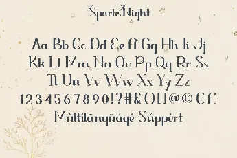 Spark Night Demo font