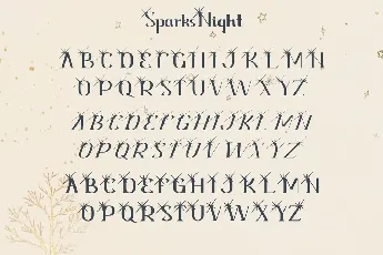 Spark Night Demo font