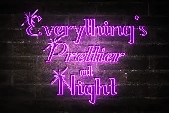 Spark Night Demo font