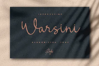 Warsini font