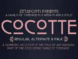 Cocotte font