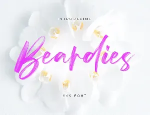 Beardies font