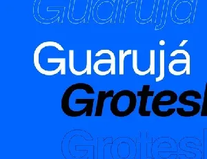Guaruja Grotesk font