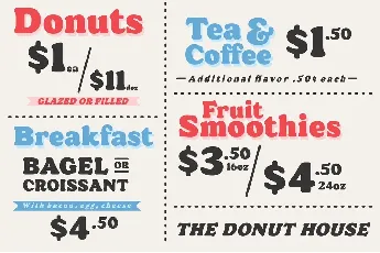 Donut Shop font