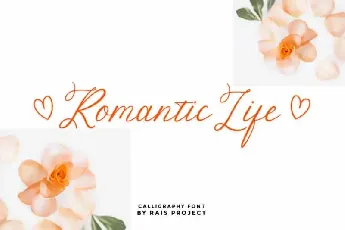 Romantic Life Calligraphy font