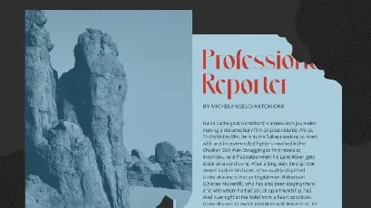 Passeggero Sans Serif font