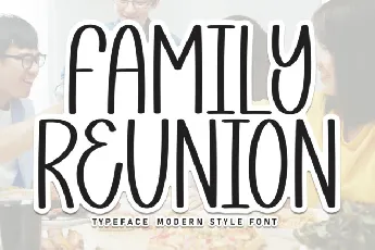 Family Reunion Display font