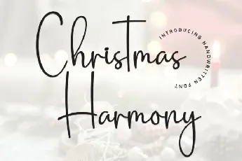 Christmas Harmony Script font