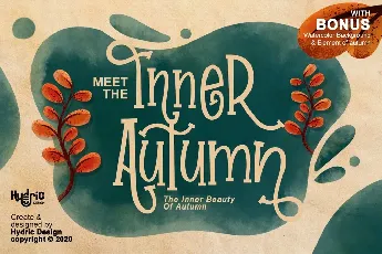 Inner Autumn Fall Display Typeface font